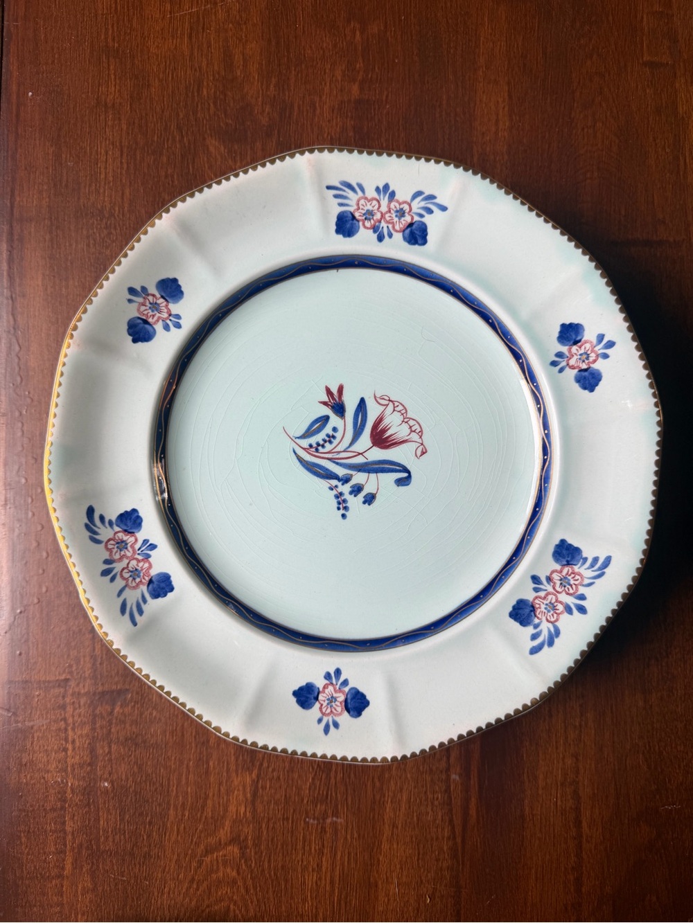 Calyx Ware dinner set for 4 (teal, navy, dusty rose pink)